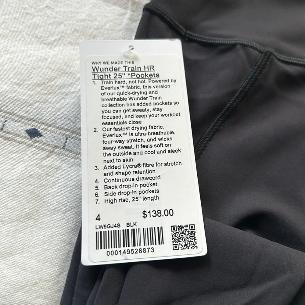 Lululemon Wunder with pockets